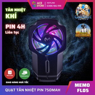 Memo FL05 - LED RGB | Quạt tản nhiệt gaming cho điện thoại