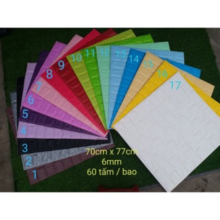 Xốp dán tường 3d