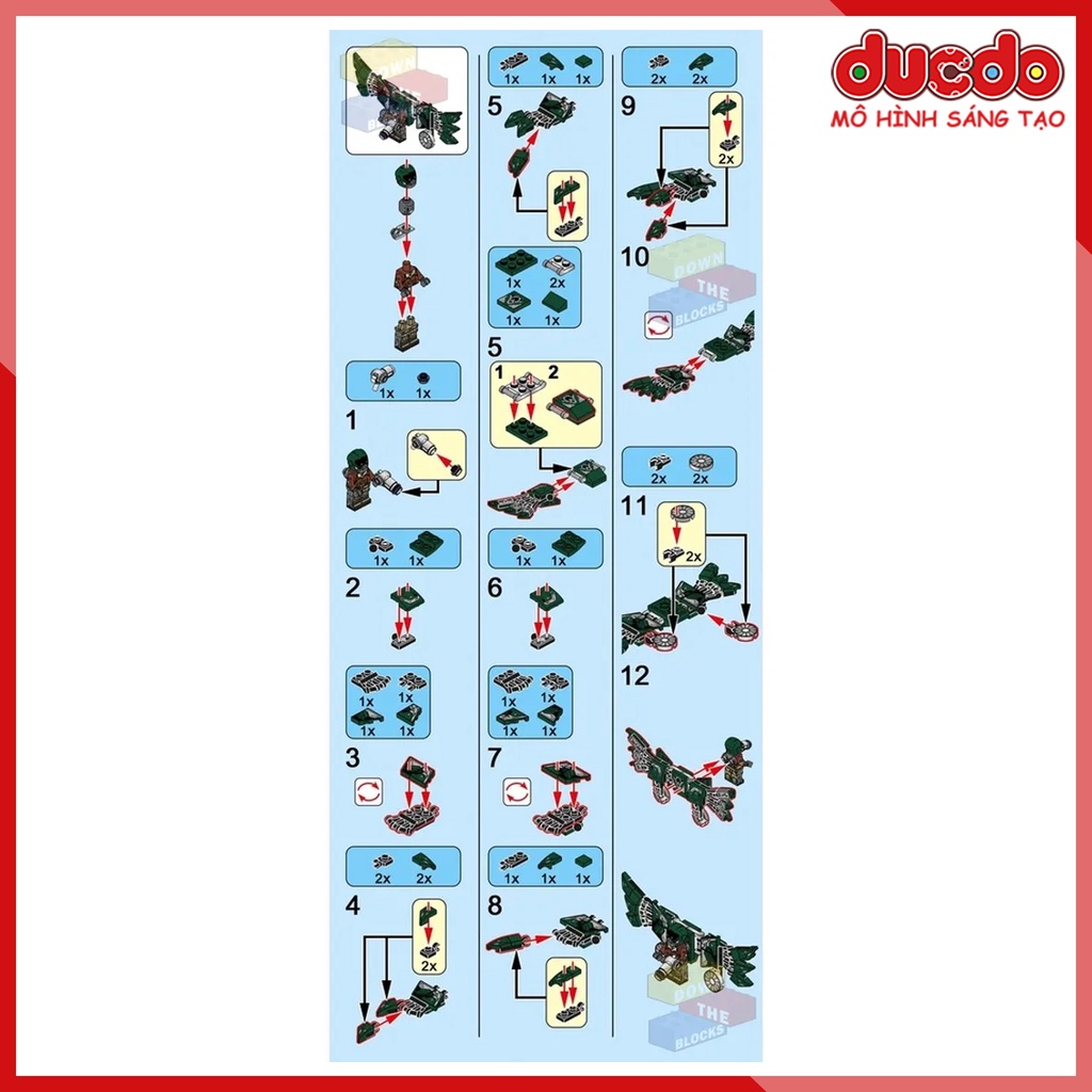 Minifigures Spider Man Vulture Lizard Sandman Electron  - Koruit KF6154