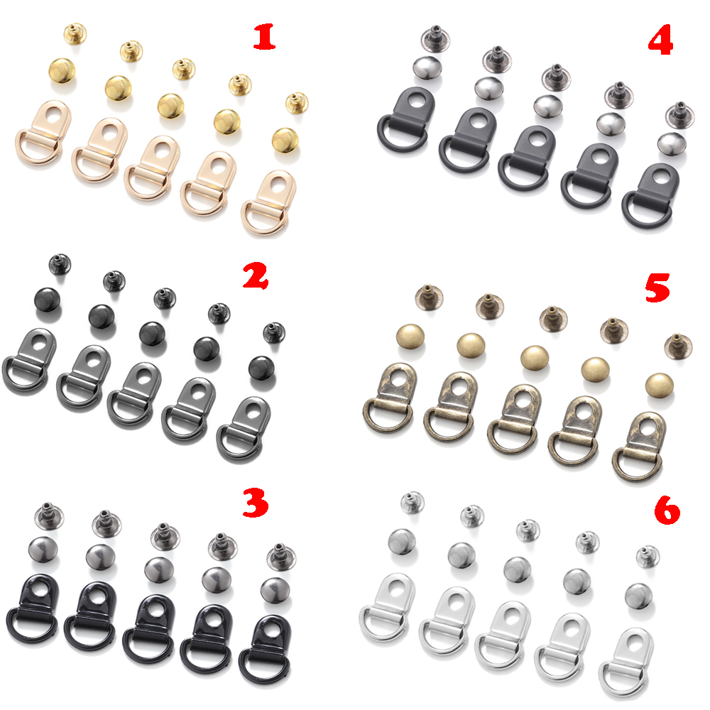 Set 10 móc khóa chữ D đa năng tiện lợi chất lượng cao