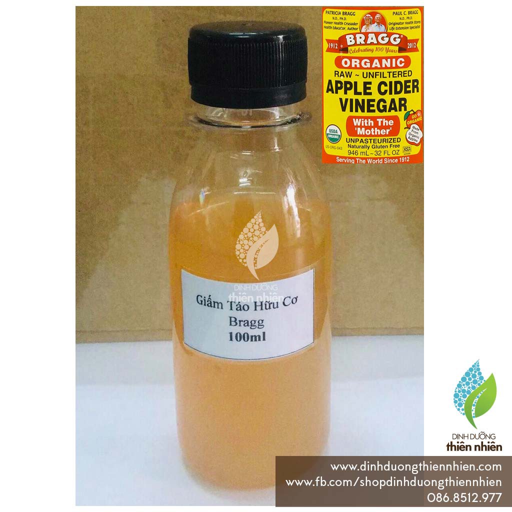 Giấm Táo Hữu Cơ Bragg, Có Con Giấm