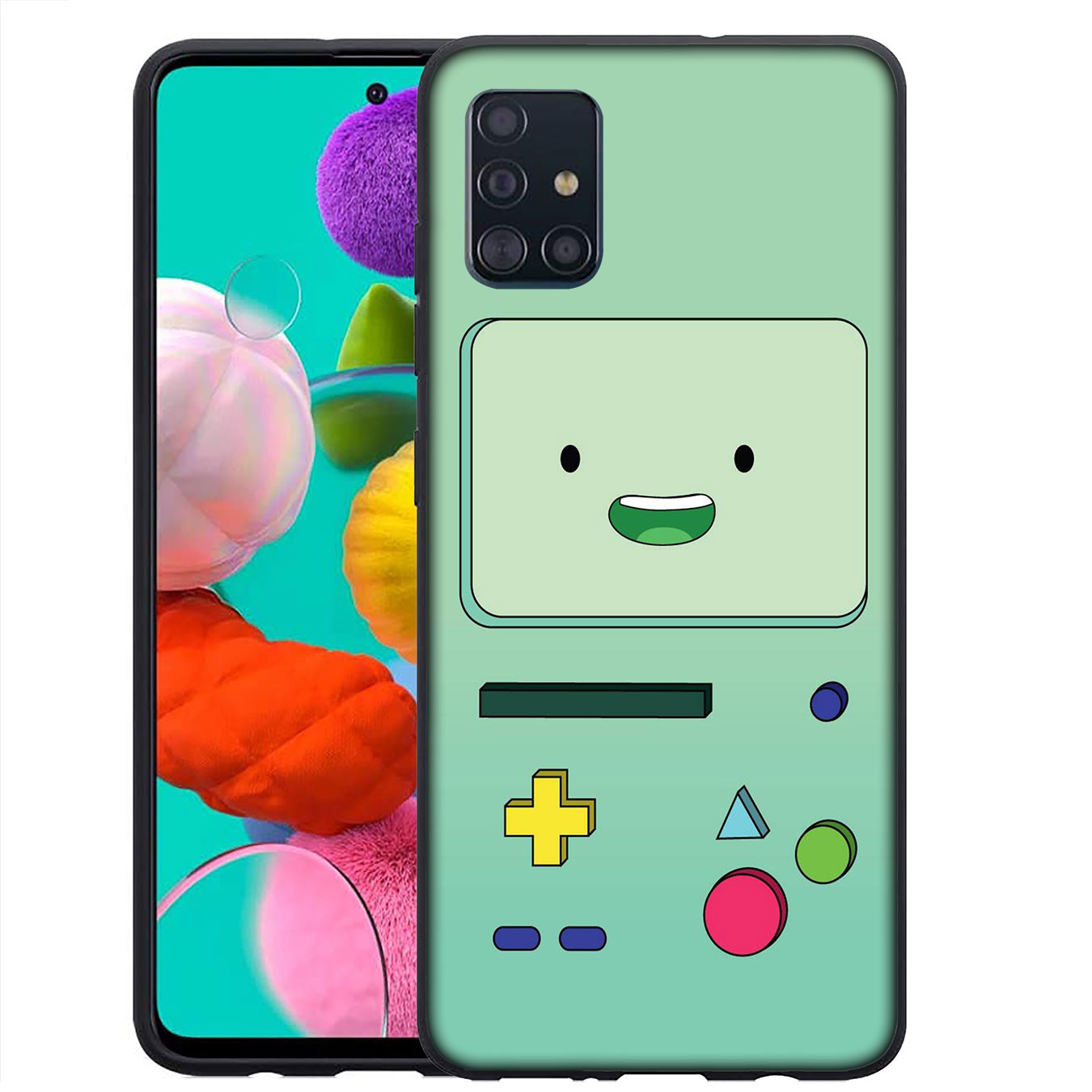 Samsung Galaxy A9 A8 A7 A6 Plus J8 2018 + A21S A70 M20 A6+ A8+ 6Plus Casing Soft Silicone Cartoon adventure time Phone Case