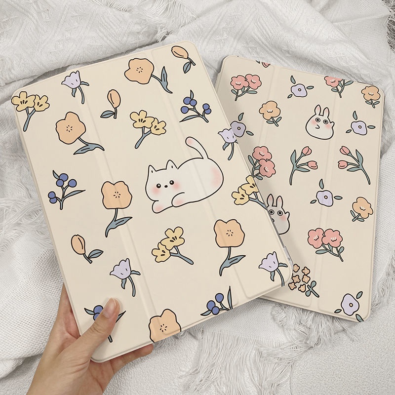 Ốp Máy Tính Bảng Tpu Silicon Chống Rơi Hình Thỏ Cho Ipad Air 5 10.2 Inch 7th 2019 Air3 10.5 Pro 9.7 Air2 Air1 Mini 4 Mini5 Mini123 Air 4