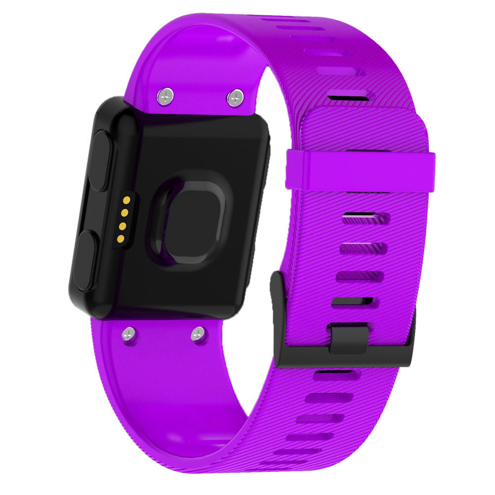 Dây Đeo Thay Thế Chất Liệu Silicon Màu Trơn Cho Garmin Forerunner 35 / 30