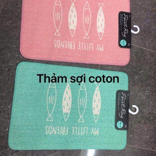 Thảm sợi coton hàng P&Q của locknlock