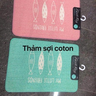 Thảm sợi coton hàng P&Q của locknlock