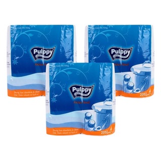 Combo 3 Gói Khăn Giấy Bếp Đa Năng Pulppy Classic (2 Cuộn)