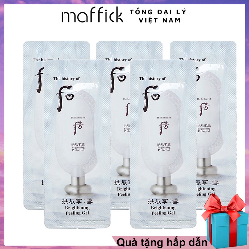 Tẩy tế bào chết dạng gói 1ml dạng gel làm sáng da WH01
