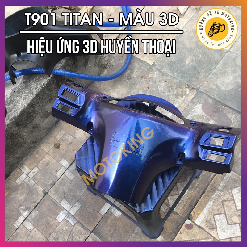 Sơn samurai 3D màu Titan T901**** - chai sơn xịt cao cấp dành cho sơn xe máy, ô tô