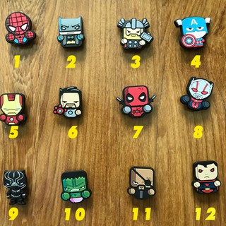 Jibbitz icon charm sticker cài dép Siêu nhân M1268009