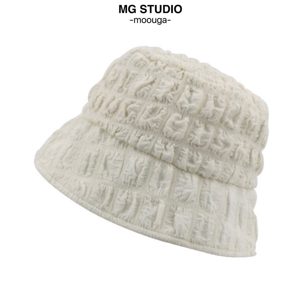 Mũ xô MG STUDIO bằng vải thiết kế gấp gọn được