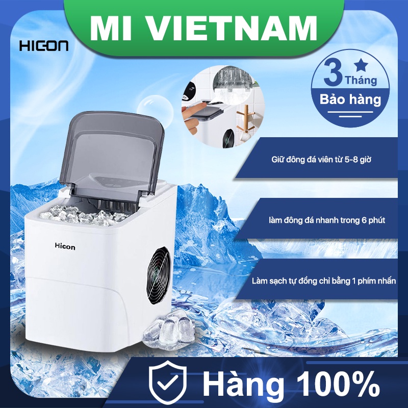 Máy làm đá viên Xiaomi Hicon HZB-16AL Công suất mạnh mẽ đá viên thời gian nhanh chóng