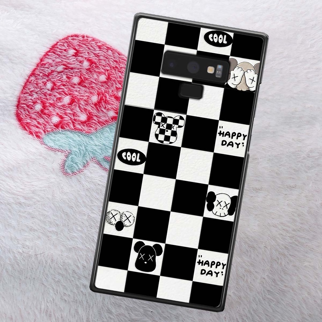 Ốp Samsung Note 9 gấu Bear rick caro vuông thời trang siêu đẹp