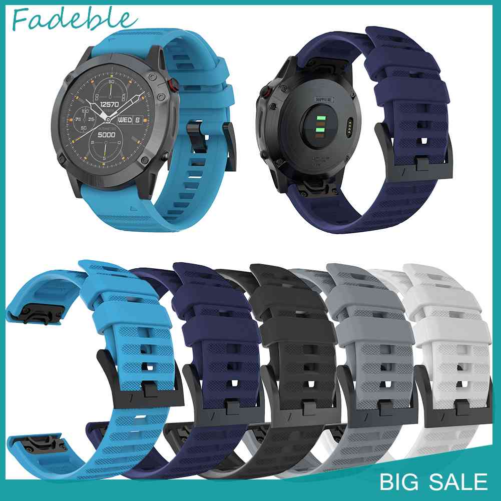 Dây Đeo Silicone 26mm Cho Garmin Fenix 6X