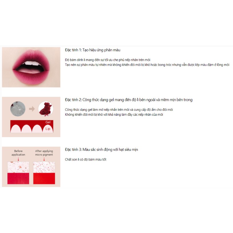 SON 2 màu laneige two tone matte lip bar mới
