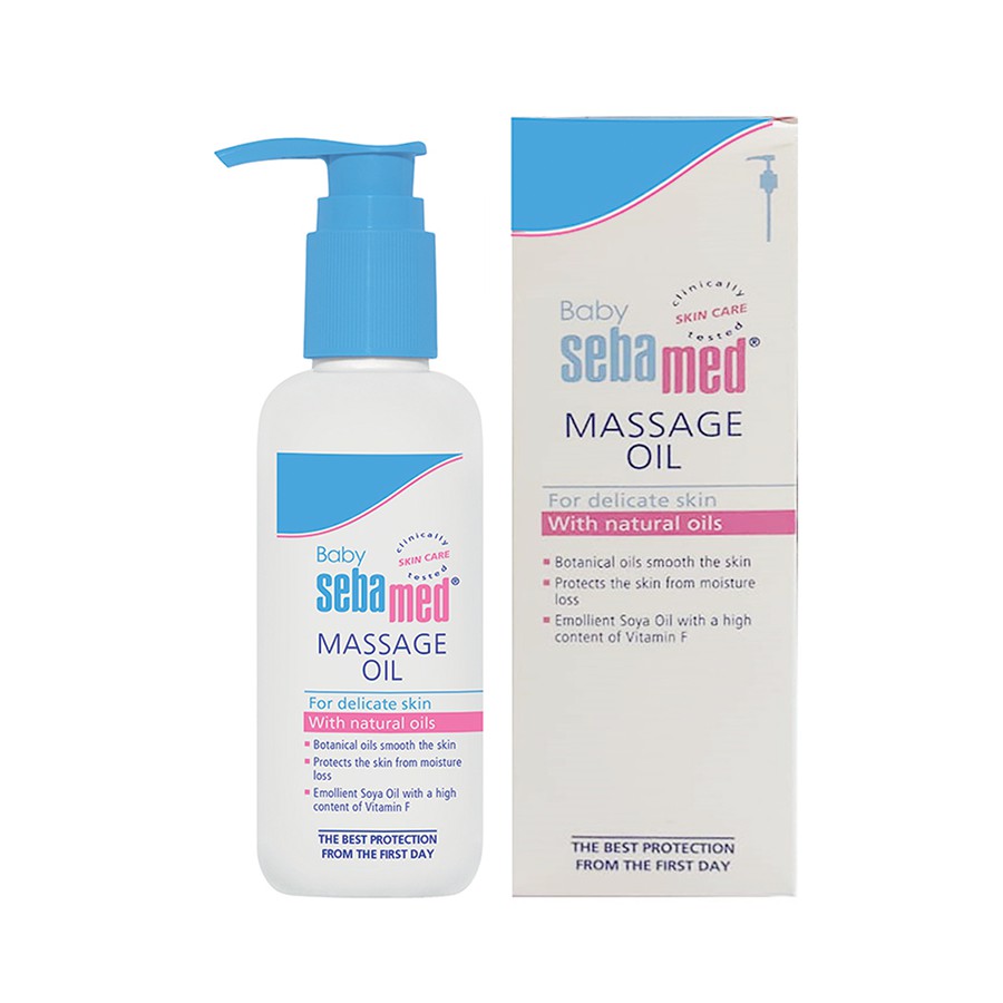 Dầu massage đa năng cho bé Sebamed pH5.5 Baby Soomthing Massage Oil 150ml