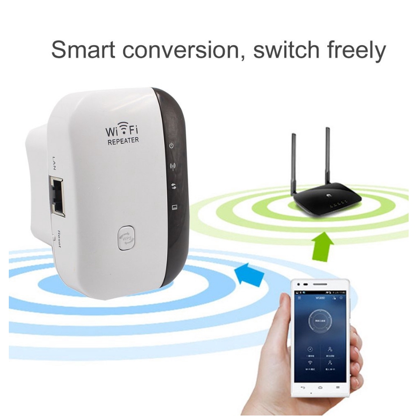 Bộ khuếch đại tín hiệu Wifi 300Mbps 802.11N / B / G | WebRaoVat - webraovat.net.vn