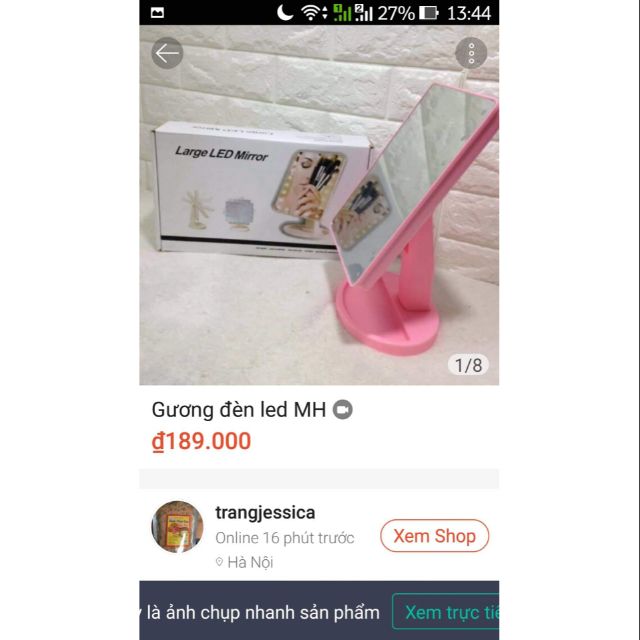 gương đèn