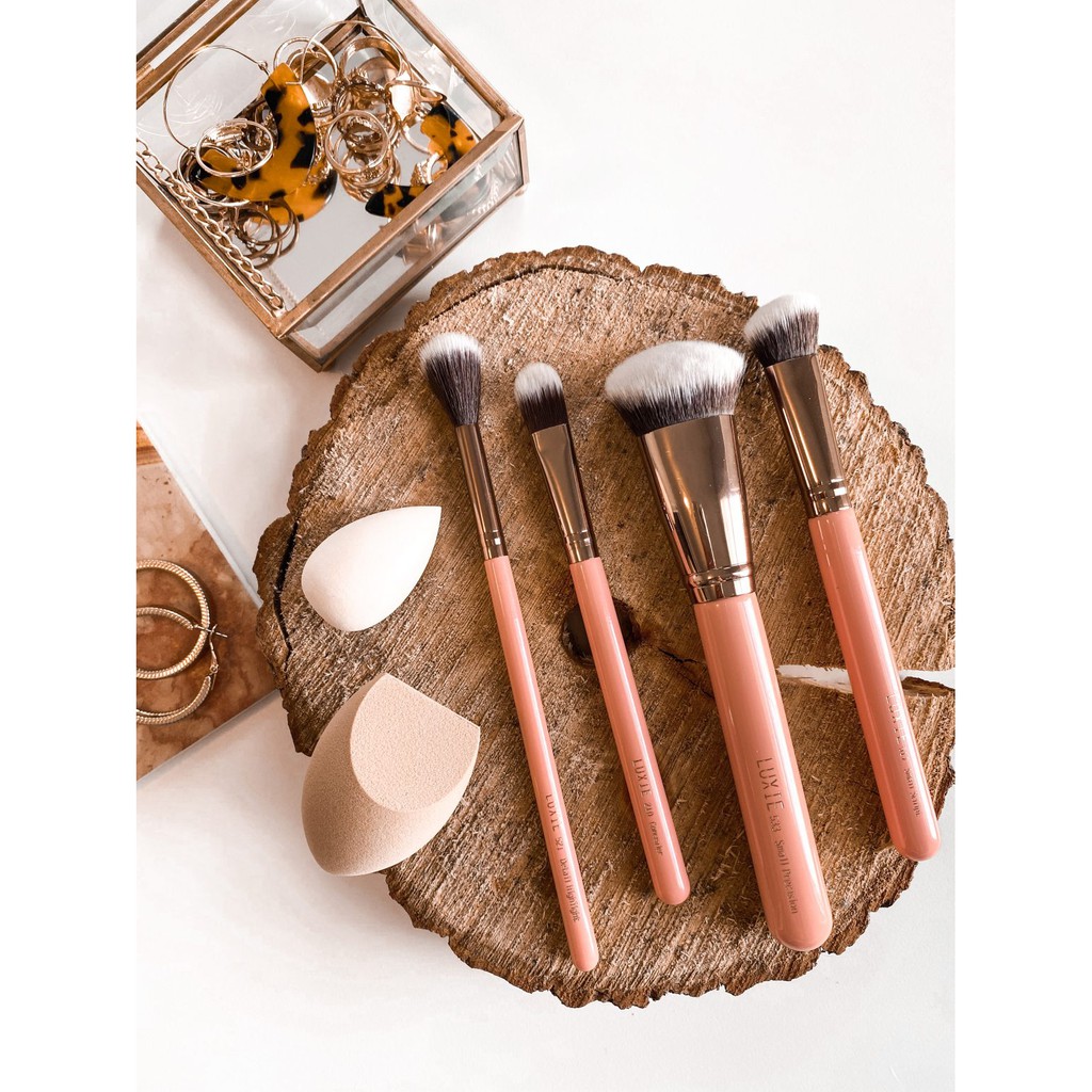 Bộ 4 cây cọ + 2 mút Luxie