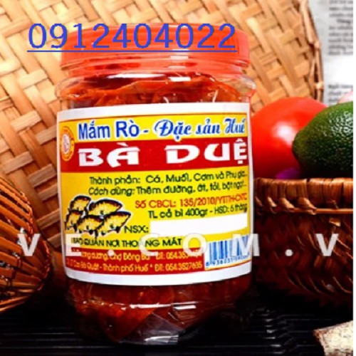 Mắm rò bà duệ huế ( mắm cá huế ) 400gram