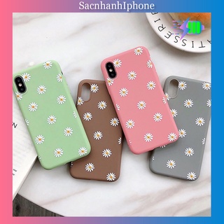 Ốp lưng iphone - Ốp dẻo hoa cúc nhỏ dành cho iphone 12 promax 11promax xsmax 7plus 8 plus 6 7 x xs xr - a339