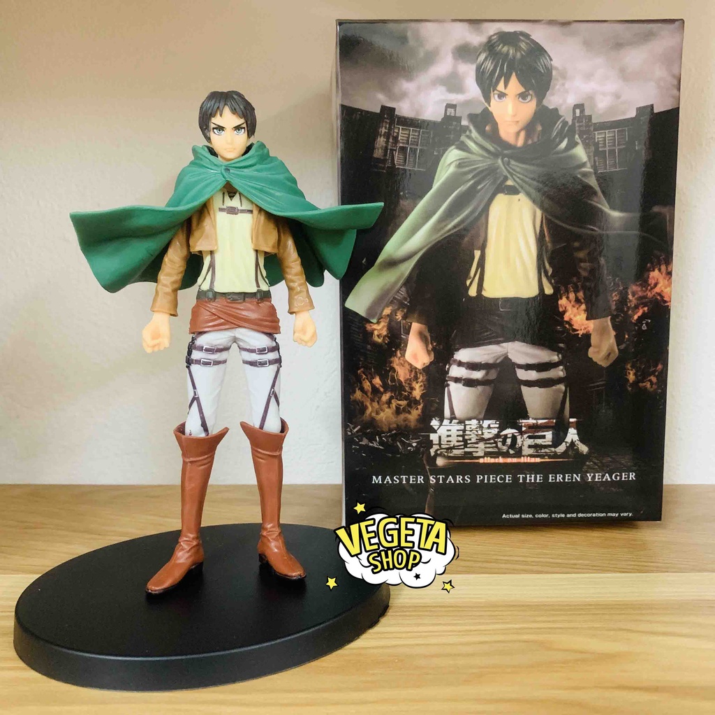 Mô hình Attack On Titan - Eren Yeager - Eren trong trang phục Trinh sát binh đoàn - Fullbox 16cm - Đại chiến titan