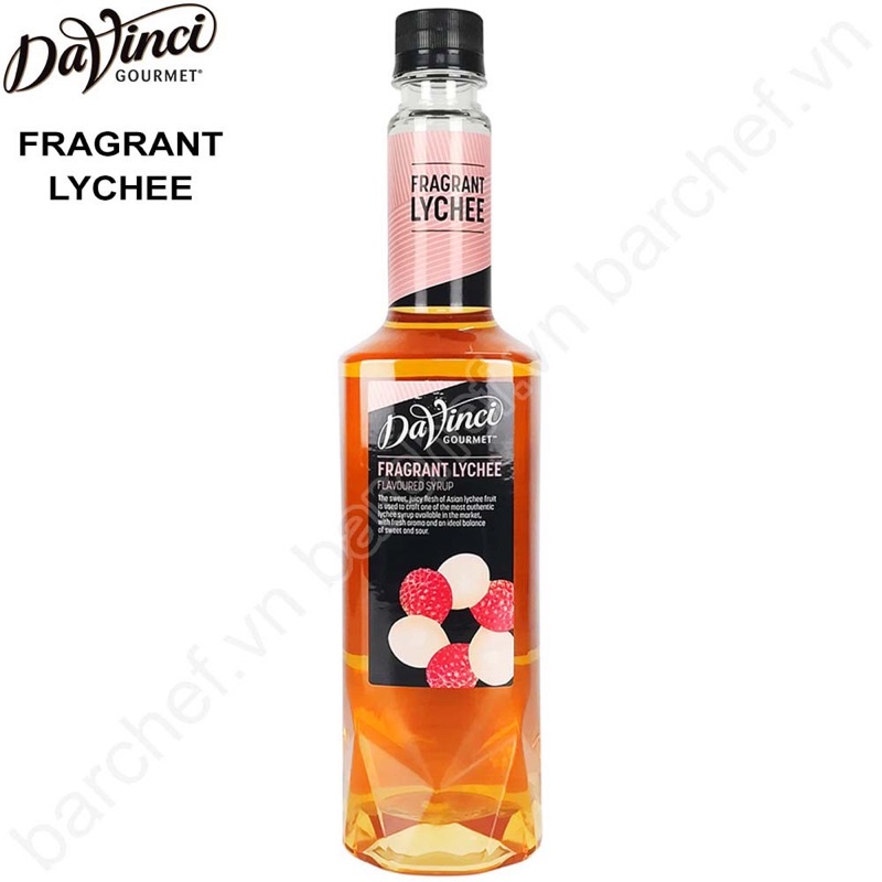 Syrup Davinci Vải - Đào - Lavender - Bưởi - Vỏ Cam 700ml