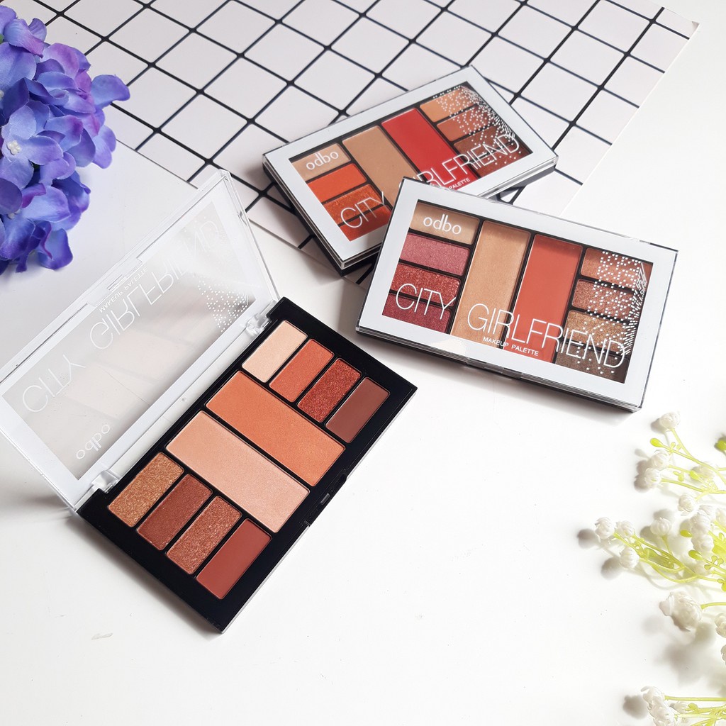 Phấn mắt Odbo City Girlfriend OD1031 Cocolux