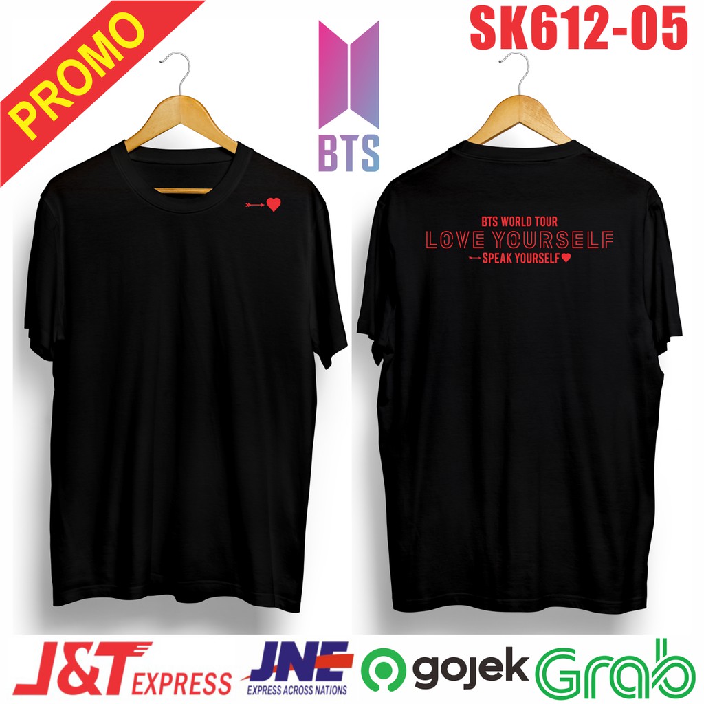 Mới Áo Thun Tay Ngắn In Chữ Speak Love Yourself Tour 30s