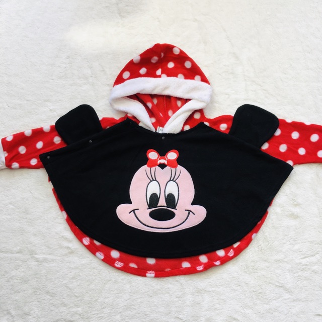 Áo Khoác Choàng Chuột Mickey 9-12 ký