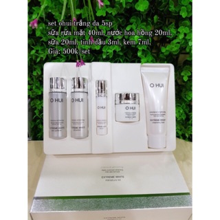 Bộ ohui dưỡng trắng da 5 món ohui mini