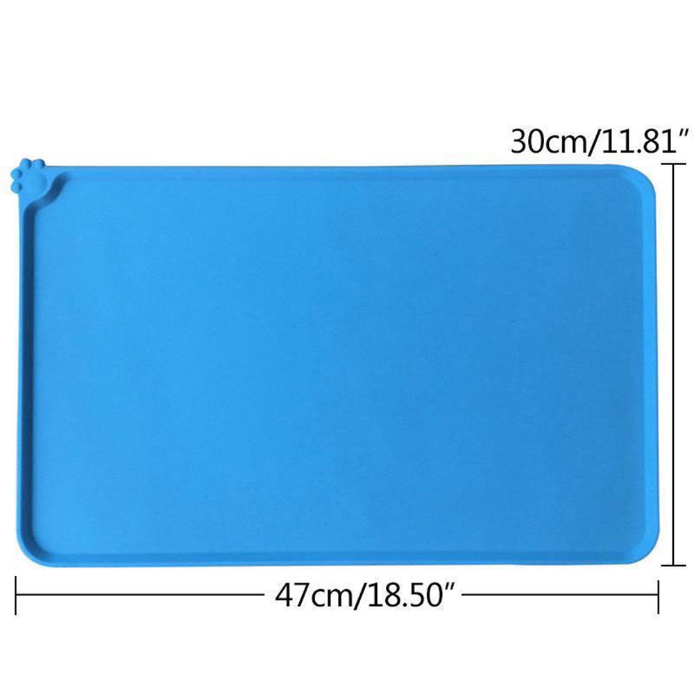 Thảm silicon lót bát ăn chống thấm nước tùy chọn màu sắc