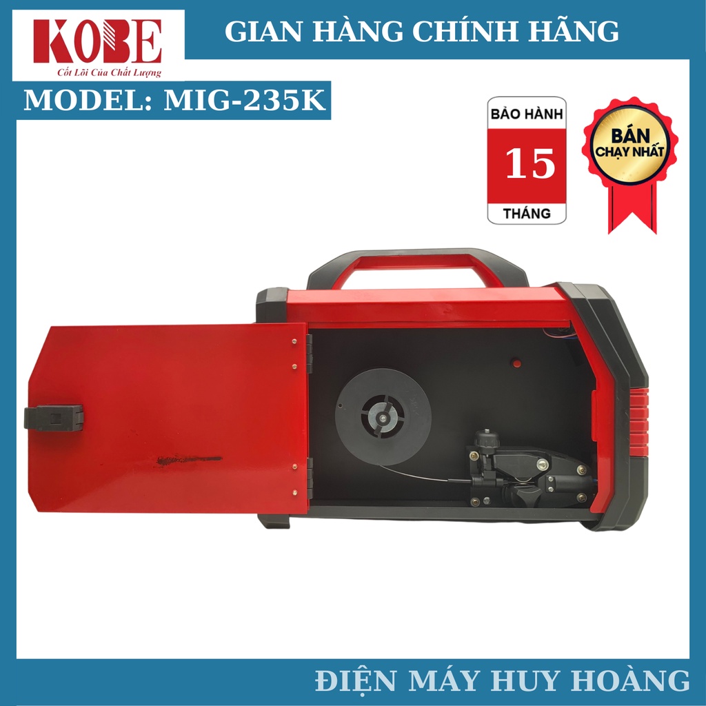 Máy hàn mig  mini KOBE 235K - mic 252K - Máy hàn 2 chức năng mig-que giá tốt nhất
