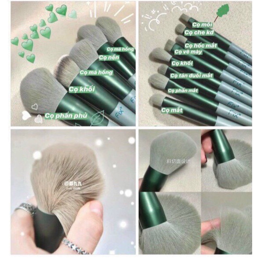 Bộ cọ trang điểm Fix 13 cây makeup chuyên sâu hàng nội địa trung | Shopee Việt Nam