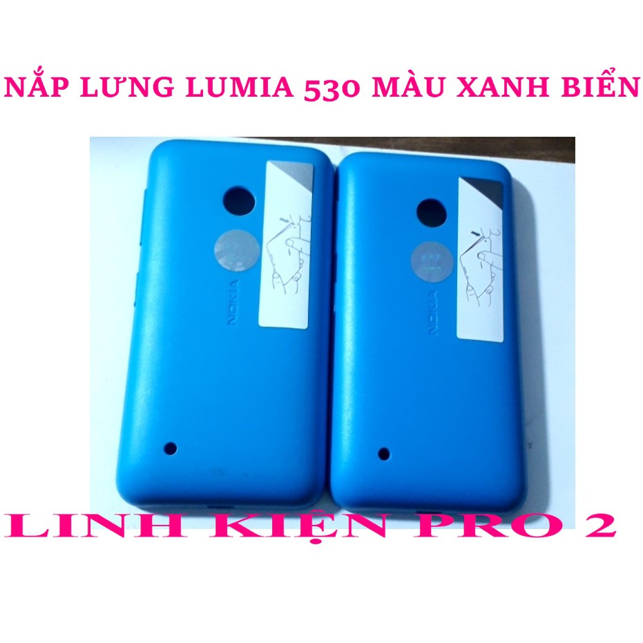NẮP LƯNG LUMIA 530 MÀU XANH BIỂN