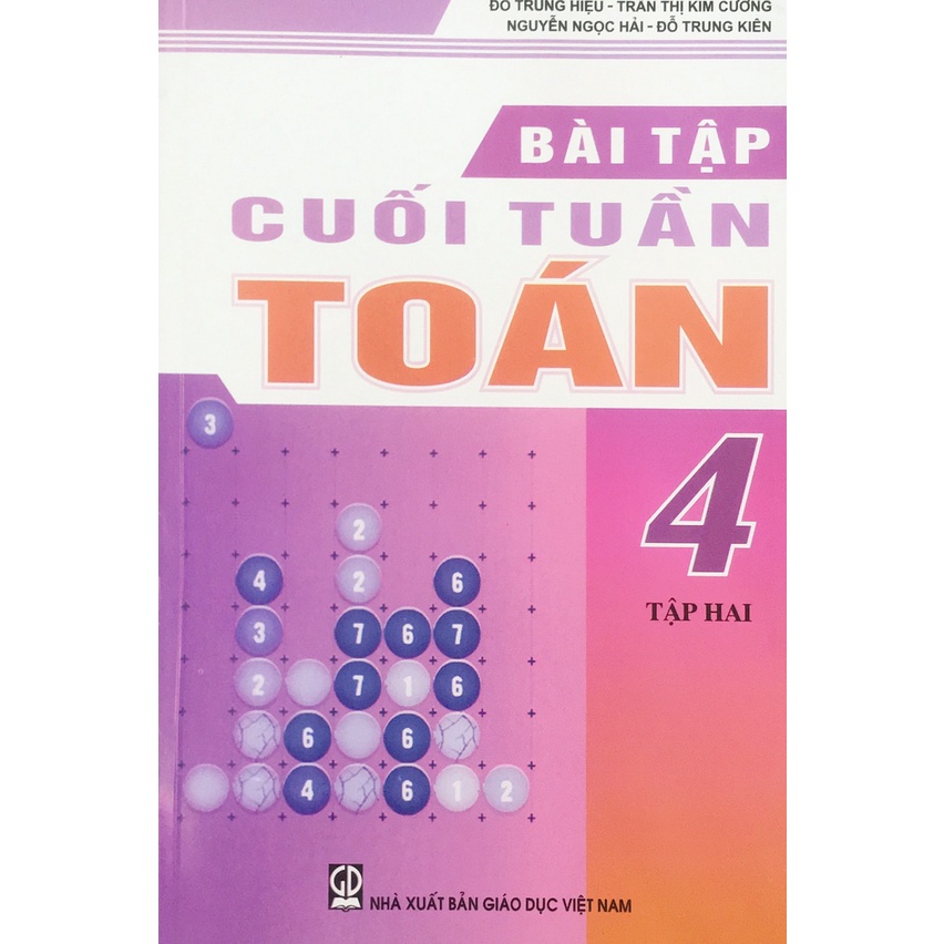 Sách - Bài tập cuối tuần Toán 4 tập hai