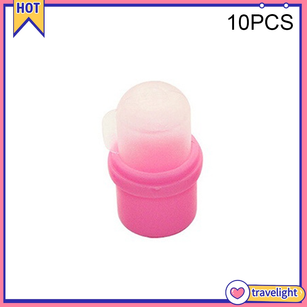 Set 10 Nắp Đậy Ủ Tháo Gel Móng Tay