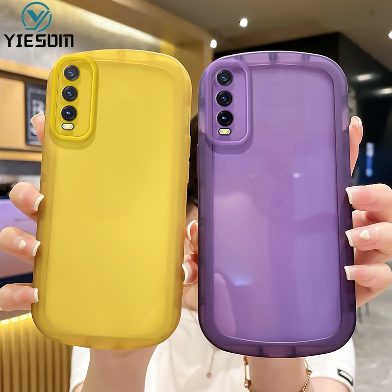 Ốp Điện Thoại Silicon Mềm Trong Suốt Cho Vivo Y20 Y20S Y12S Y21 Y21T Y21S Y21A Y33S Y33T Y15A Y15S Y01 Y17 Y12 Y15 Y19 V23 V20 Pro