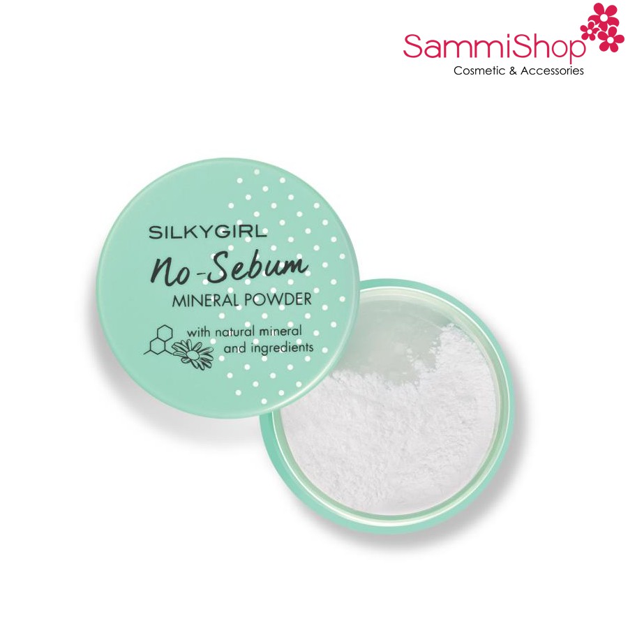 PHẤN PHỦ KHOÁNG SILKYGIRL NO-SEBUM MINERAL POWDER 5g