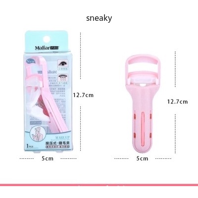 Kẹp uốn cong lông mi 3D bằng nhựa đầu vuông chuyên dụng MMT