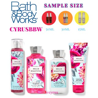 Xịt thơm bath&bodyworks hello beautiful 236ml