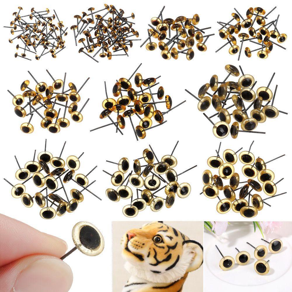 Bộ 20 / 50 Mắt Kính Nhựa Trong Suốt Kích Thước 3 / 4 / 5 / 6 / 7 / 8 / 9 / 10 / 11 / 12mm
