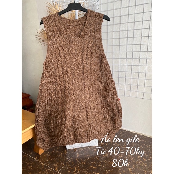 Áo len gile kiểu