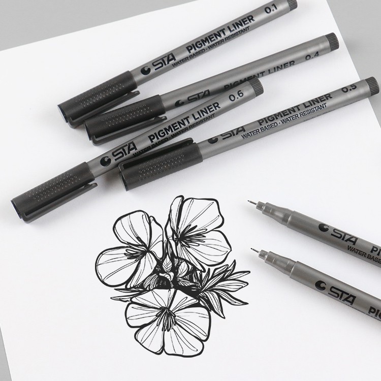 Bút vẽ mực đen là một trong những sản phẩm dành cho các bạn yêu thích vẽ tranh hay chỉ viết chữ với phong cách độc đáo, mới lạ. Với màu mực sáng đậm và đầu bút sắc nét, bút vẽ mực đen sẽ giúp cho bạn tạo ra những nét vẽ tinh tế và đảm bảo chất lượng. Hãy cùng xem hình ảnh liên quan để đắm chìm trong thế giới của nghệ thuật vẽ tranh nhé!