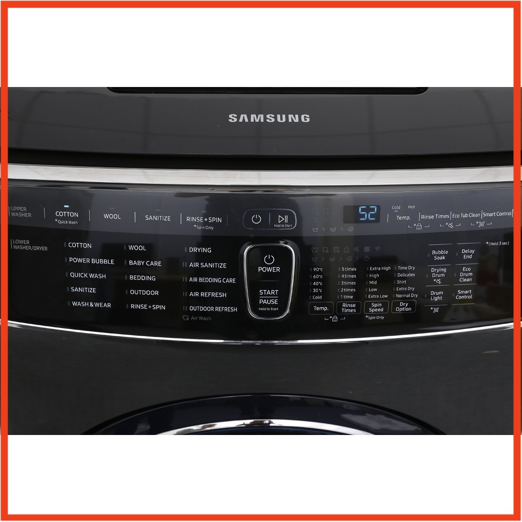 Máy giặt sấy Samsung 21 kg FlexWash WR24M9960KV/SV [LH SHOP NHẬN MÃ FREE SHIP&LẮP ĐẶT]