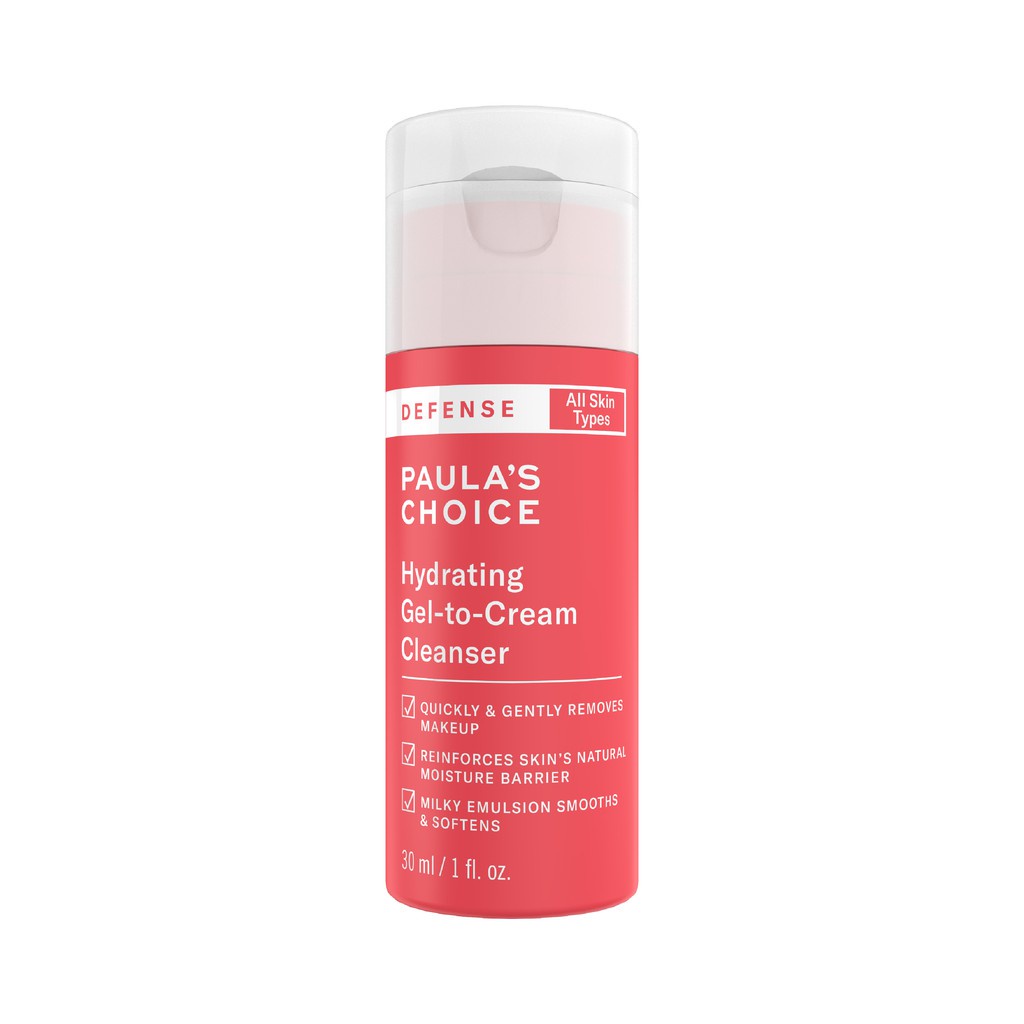 Sữa rửa mặt ngăn ngừa tác hại từ môi trường Paula’s Choice Defense Hydrating Gel to Cream Cleanser 198ml 2210