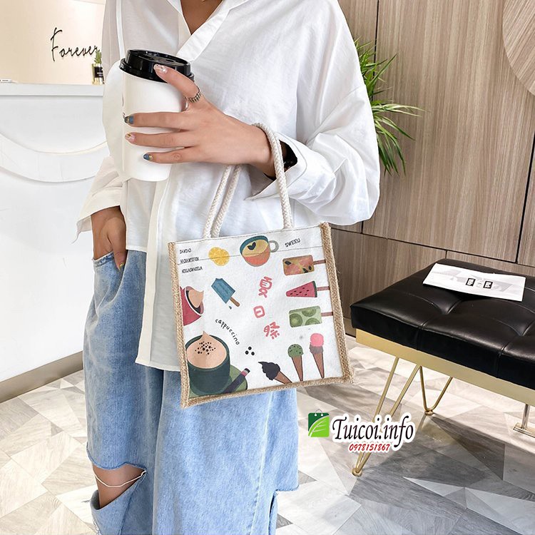 Túi cói mini hàng đẹp | BigBuy360 - bigbuy360.vn