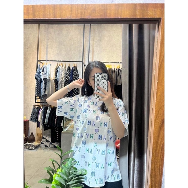 Áo NY trắng phối