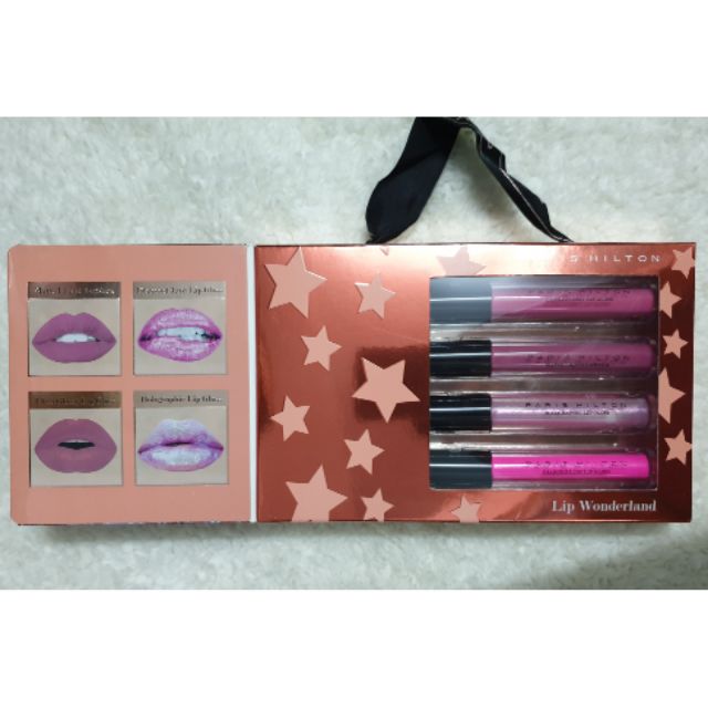 Set 4 màu son thương hiệu  Paris Hilton USA không trôi..