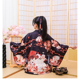 (CÓ SẴN) Áo khoác Kimono Haori cửu vĩ hồ